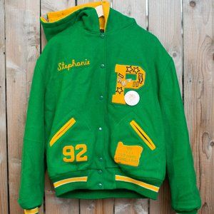 Vintage 1990's Portland Varsity Jacket | Settlemeier | Large XL